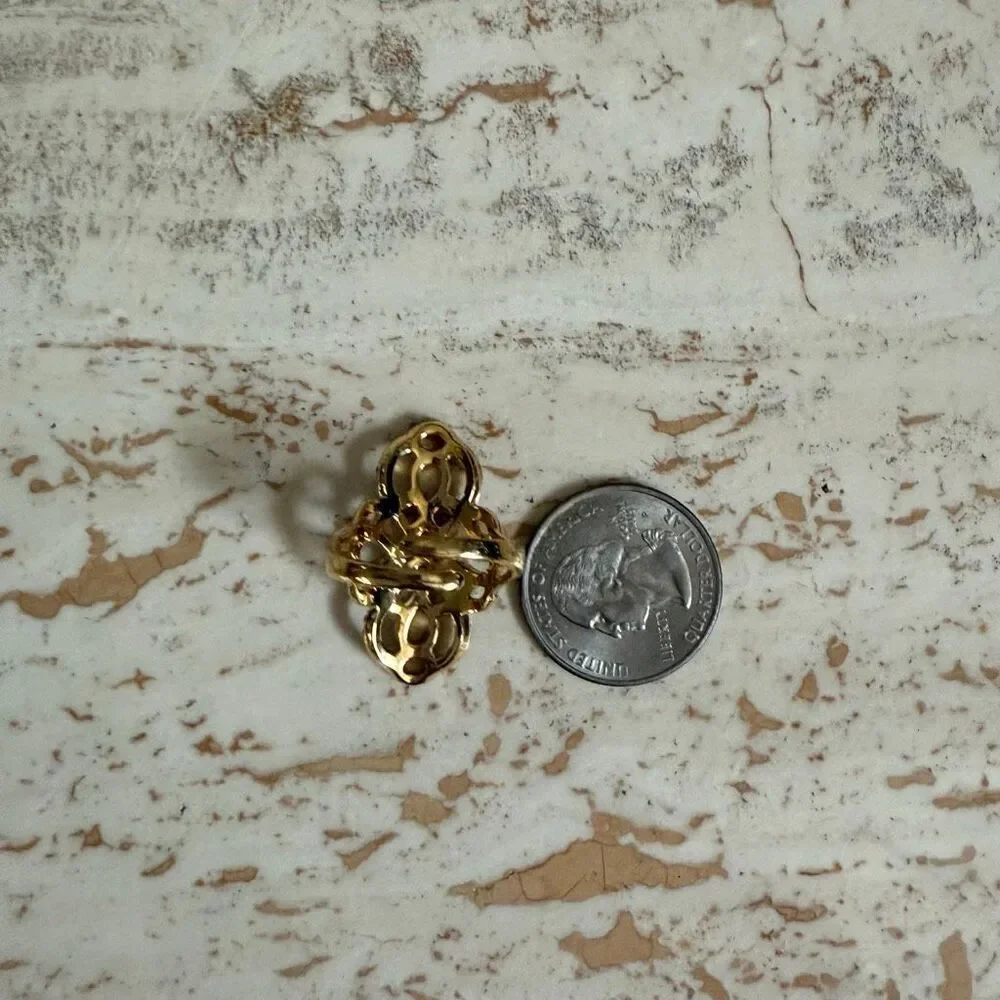 Stella & Dot adjustable Haven cocktail ring